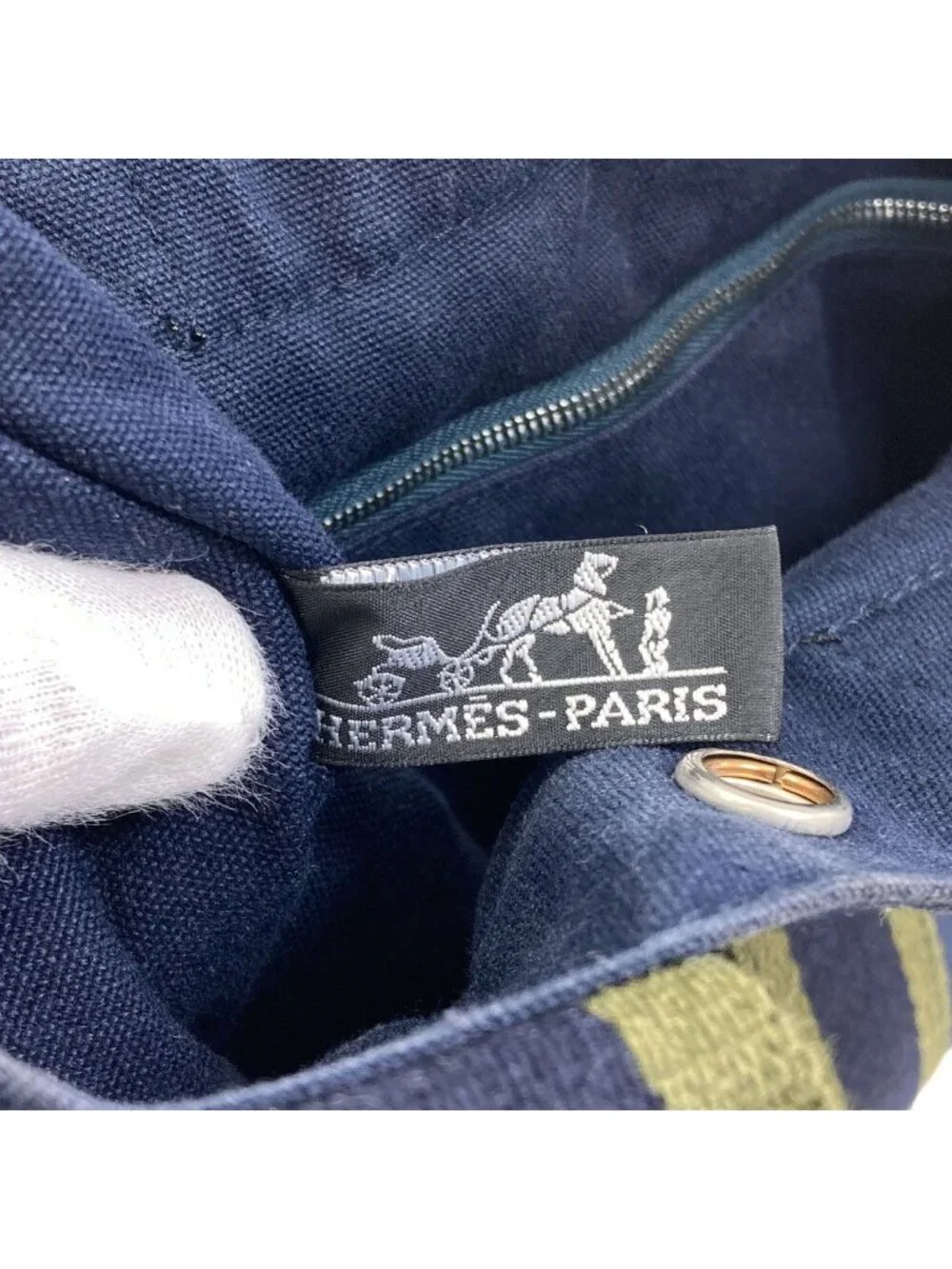 Hermes Sac Fourre Tout PM Handbag Canvas